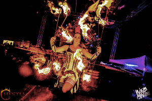 Hestia Fire dance show